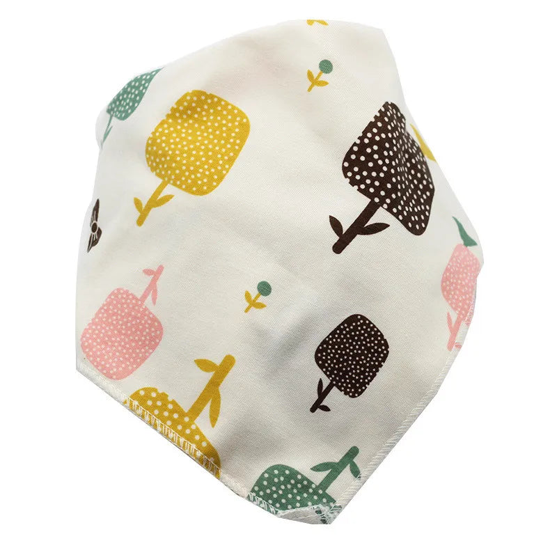Baby Bibs Triangle Cotton Cartoon Child Baberos Bandana Bibs Babador Dribble Bibs Newborn Slabber Absorbent Cloth