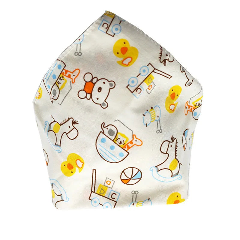Baby Bibs Triangle Cotton Cartoon Child Baberos Bandana Bibs Babador Dribble Bibs Newborn Slabber Absorbent Cloth