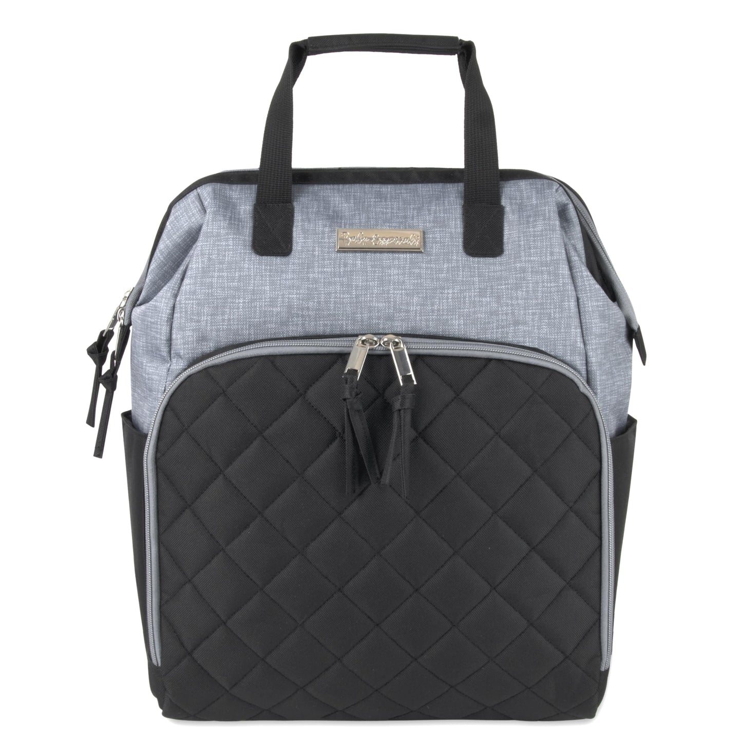 Baby Girls' 7-Pocket Diaper Backpack Color: Gray/Black Size: One Size