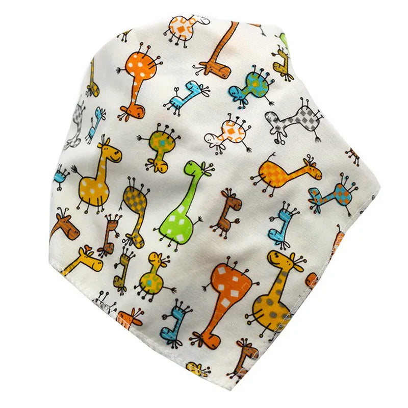Baby Bibs Triangle Cotton Cartoon Child Baberos Bandana Bibs Babador Dribble Bibs Newborn Slabber Absorbent Cloth