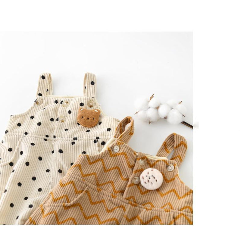 Autumn and Winter Plush Boys and Girls' Suspenders