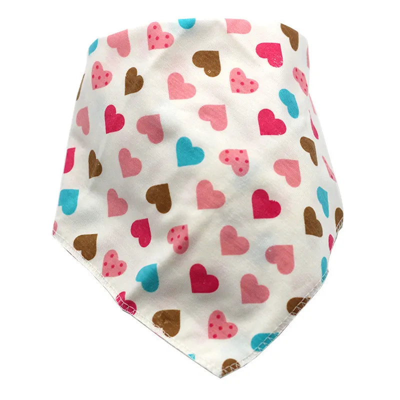 Baby Bibs Triangle Cotton Cartoon Child Baberos Bandana Bibs Babador Dribble Bibs Newborn Slabber Absorbent Cloth