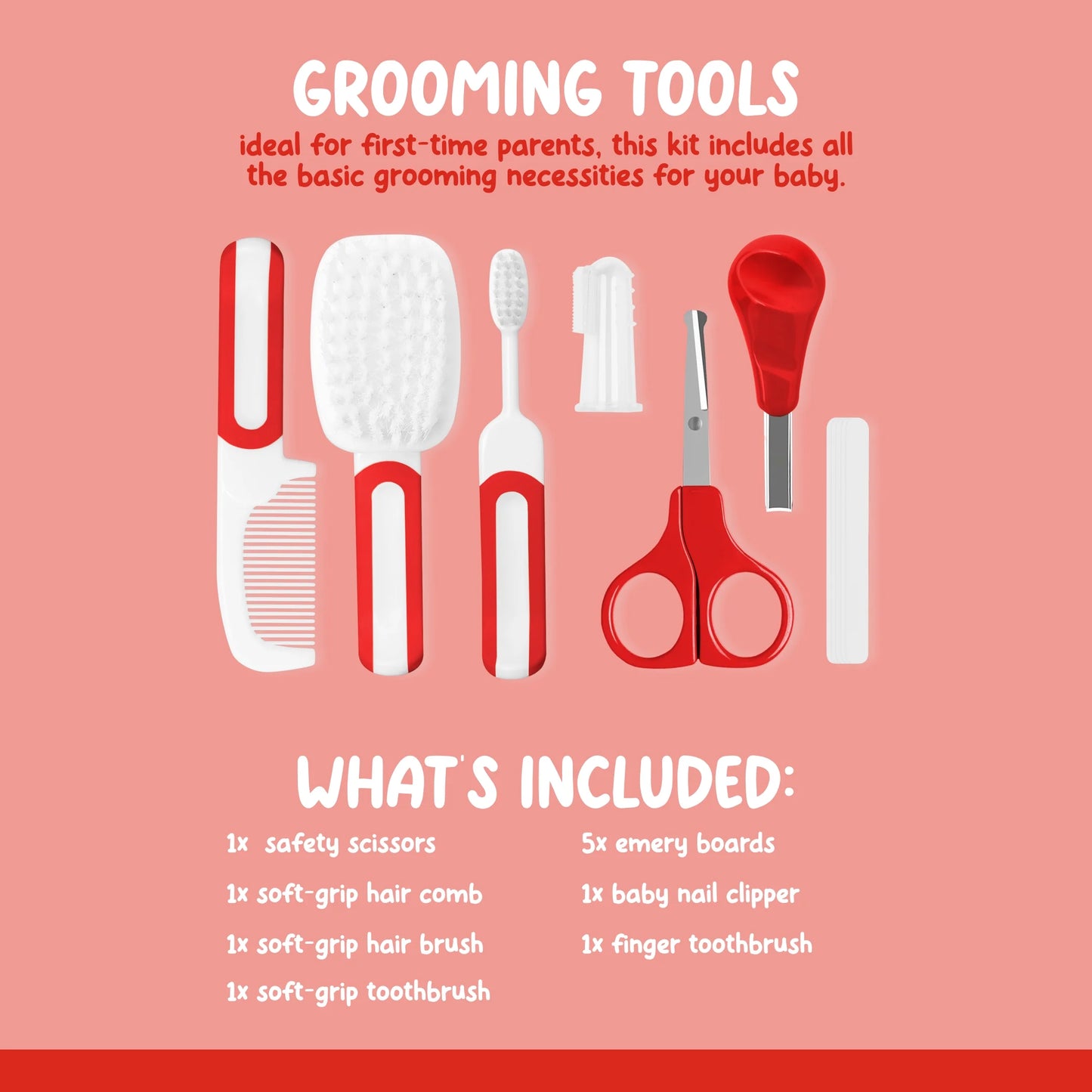 Cocomelon Health & Grooming Kit for Toddlers, 17 Piece Kit