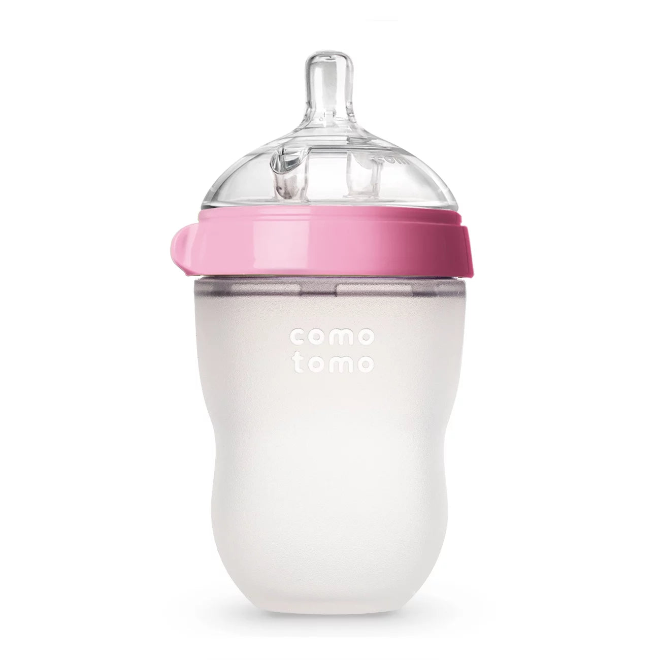 Baby Bottle, Pink, 8 Oz
