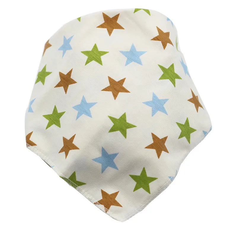 Baby Bibs Triangle Cotton Cartoon Child Baberos Bandana Bibs Babador Dribble Bibs Newborn Slabber Absorbent Cloth