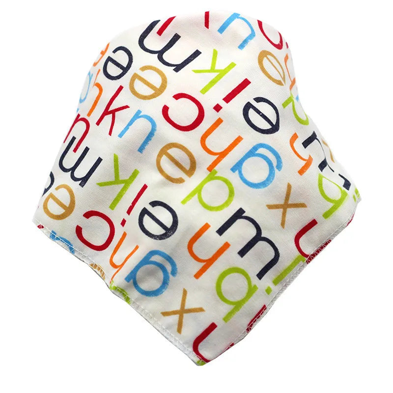Baby Bibs Triangle Cotton Cartoon Child Baberos Bandana Bibs Babador Dribble Bibs Newborn Slabber Absorbent Cloth