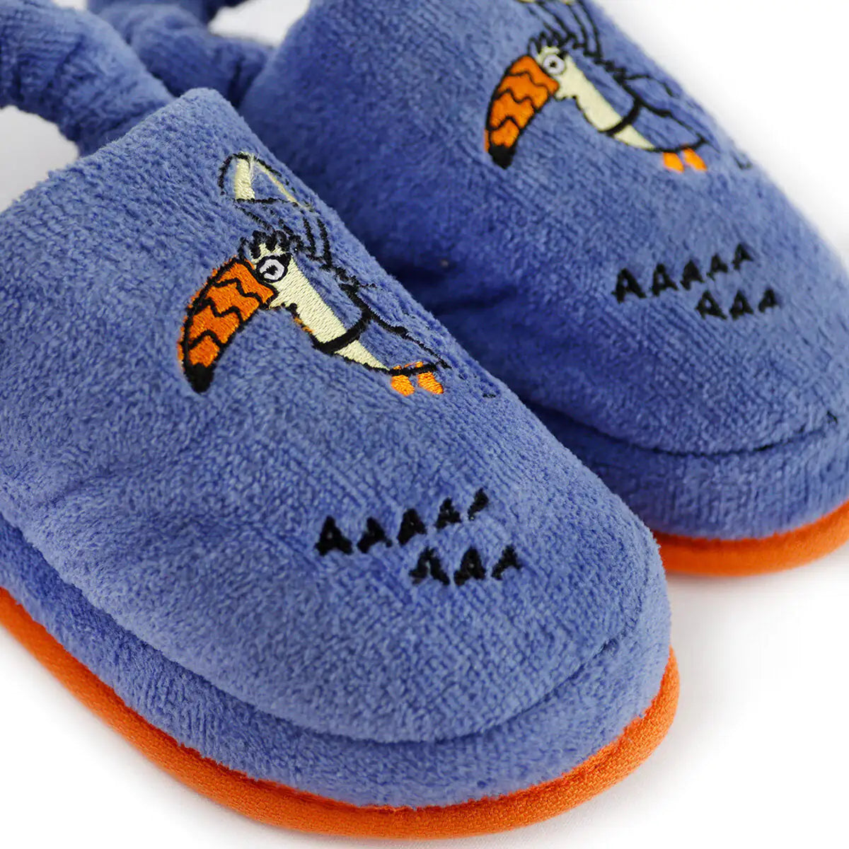Milk&Moo Flying Toucan Kids Slippers – 100% Cotton, Anti-Slip Indoor House Shoes for Boys & Girls, EU 29–30 / US 12–12.5C