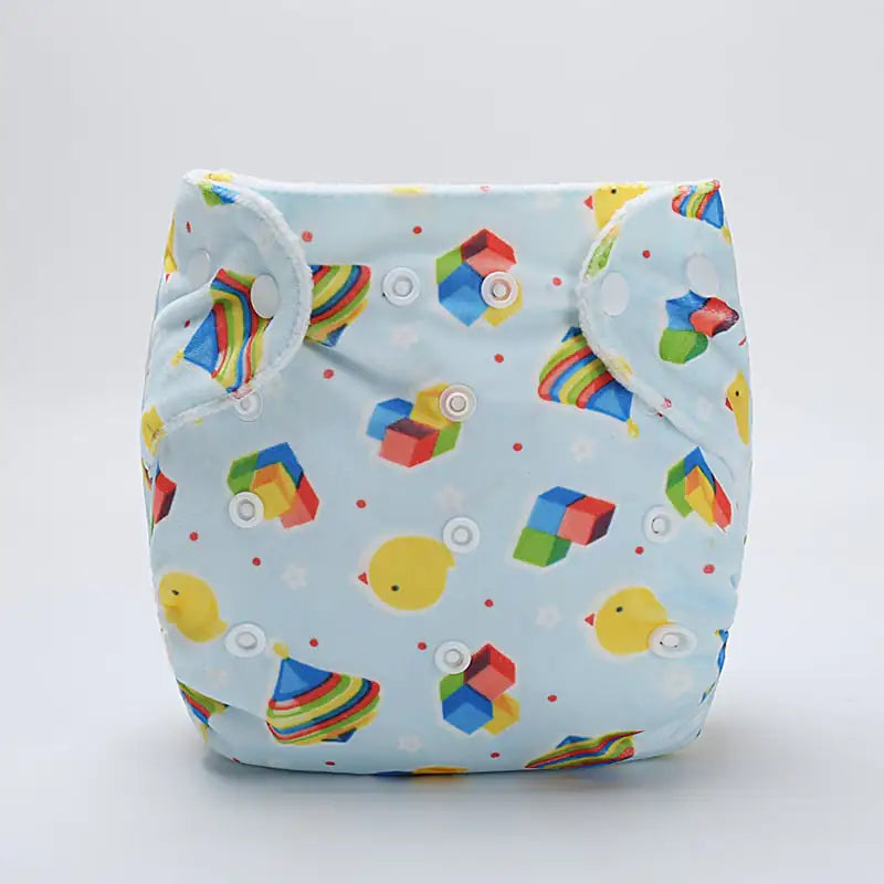 Cartoon Baby Cloth Diaper Pants – Reusable & Adjustable for 0–3 Years