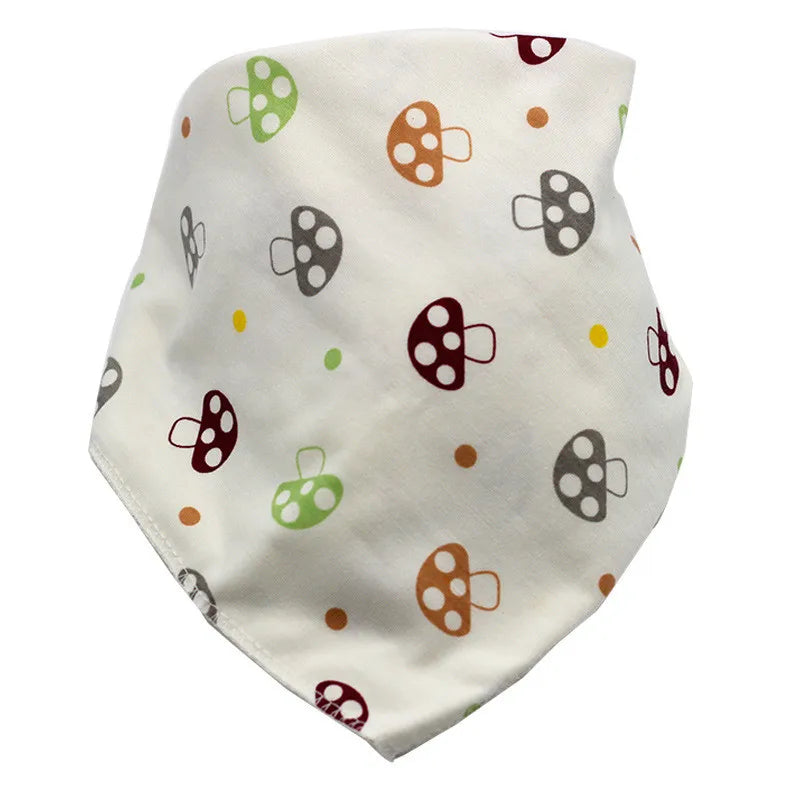 Baby Bibs Triangle Cotton Cartoon Child Baberos Bandana Bibs Babador Dribble Bibs Newborn Slabber Absorbent Cloth