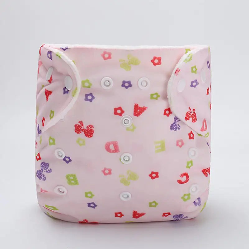 Cartoon Baby Cloth Diaper Pants – Reusable & Adjustable for 0–3 Years