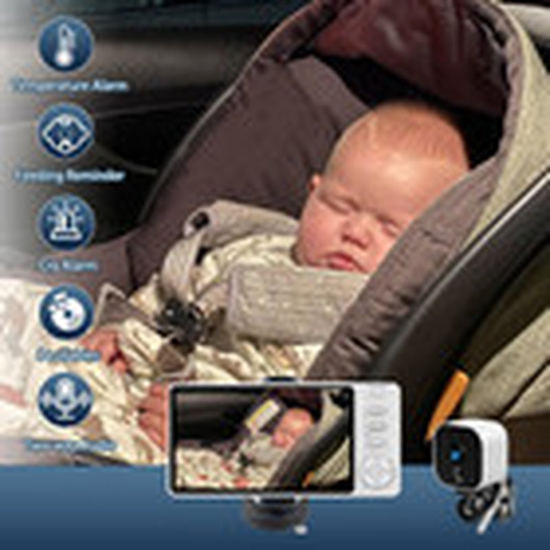 Baby Car Camera Backseat Wireless Baby Monitor with Camera (Max. Range 1000FT...