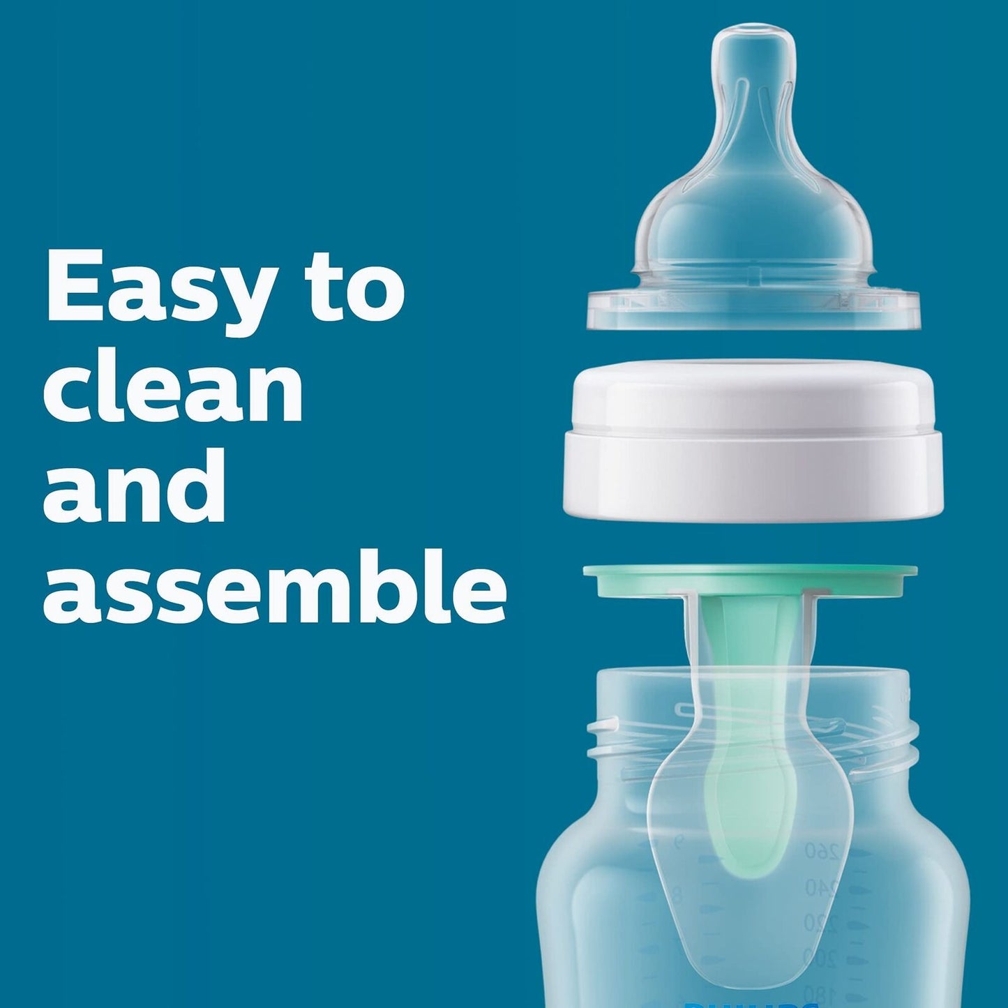 Philips Avent anti Colic Baby Bottles 4 Pack with Airfree Vent 9Oz