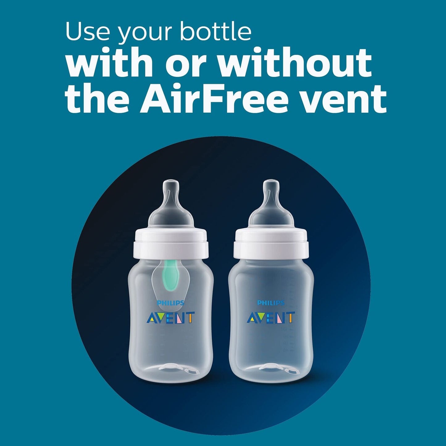 Philips Avent anti Colic Baby Bottles 4 Pack with Airfree Vent 9Oz