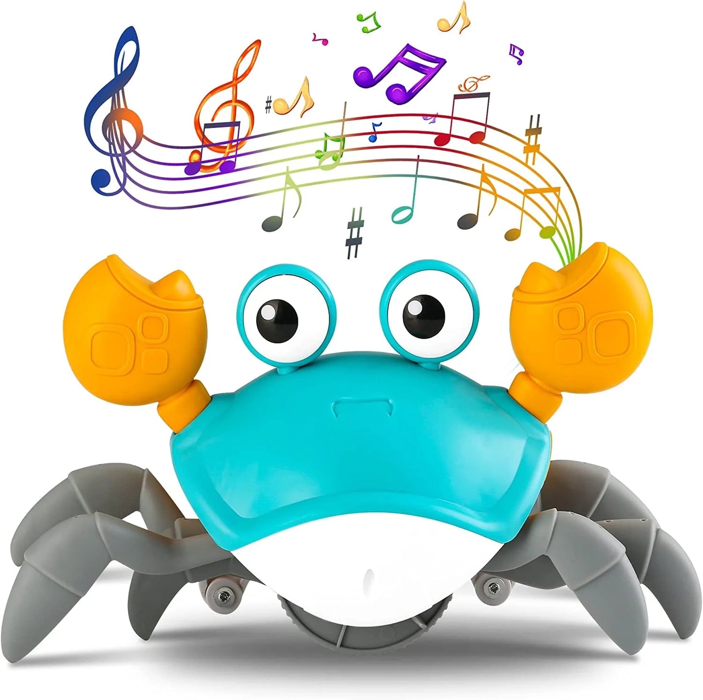 Educational & Sensory Electronic Crawling Crab Baby Toy with Lights, 1-4+, 2 Piece