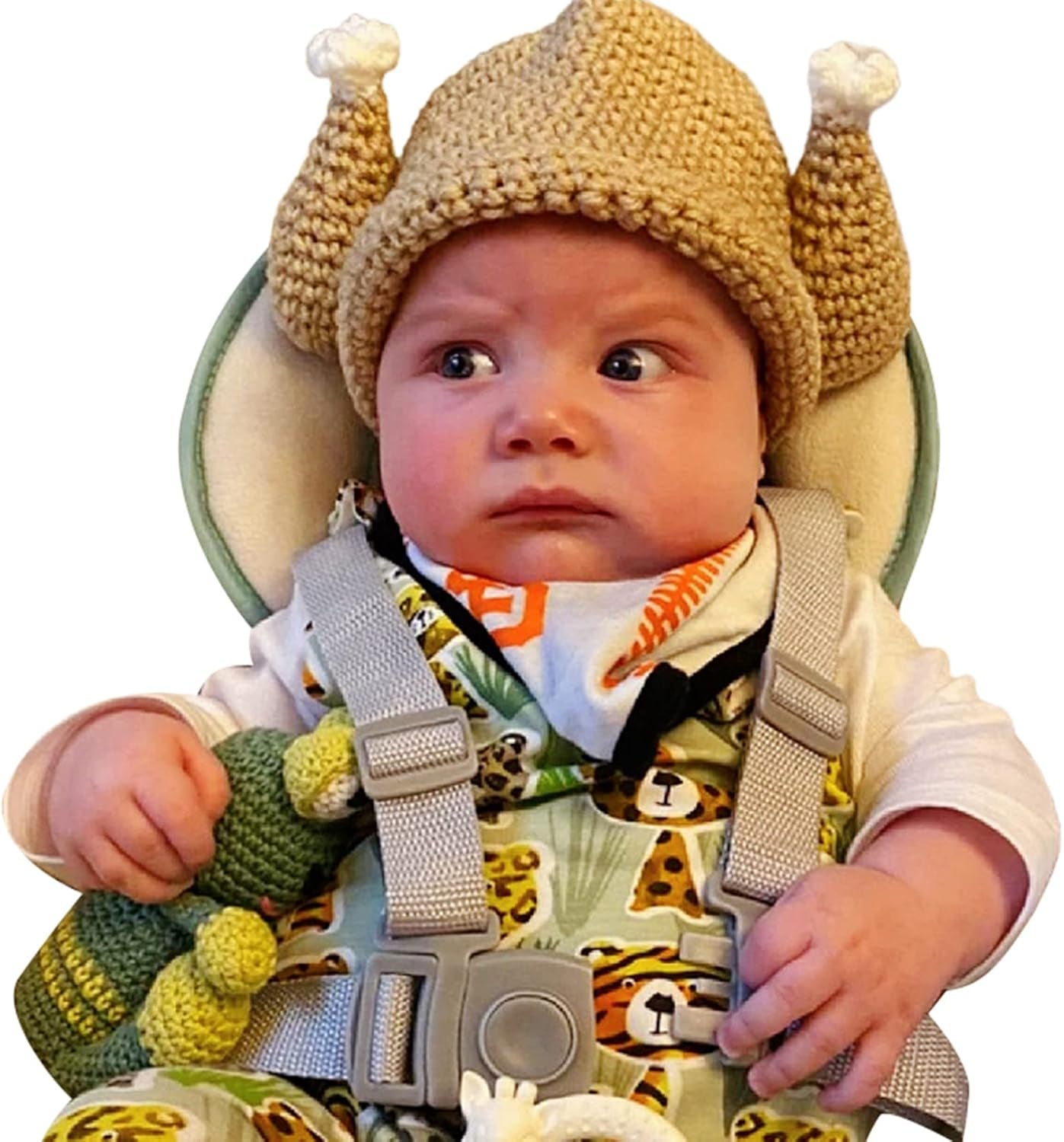 Baby Thanksgiving Turkey Hat Christmas Beanie Winter Crochet Knitted Cap Photo Prop and Carnival Cosplay