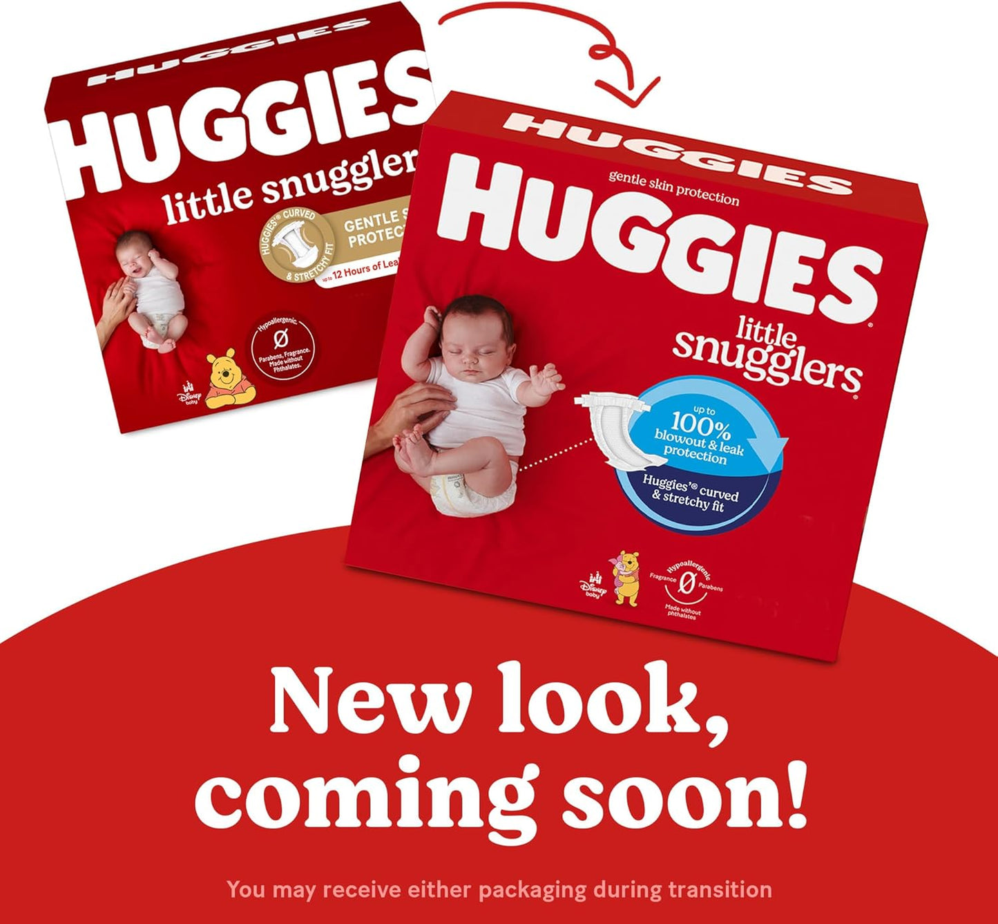 Baby Diapers Size 3 (16-28 Lbs), 156Ct, Little Snugglers