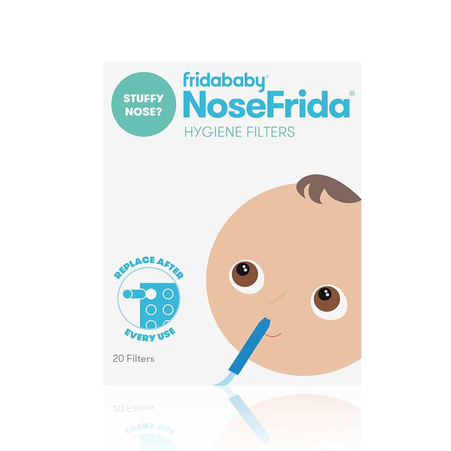 Nasal Aspirator Original 20 Nosefrida Filter Refills, Replacement Filters, Hygie
