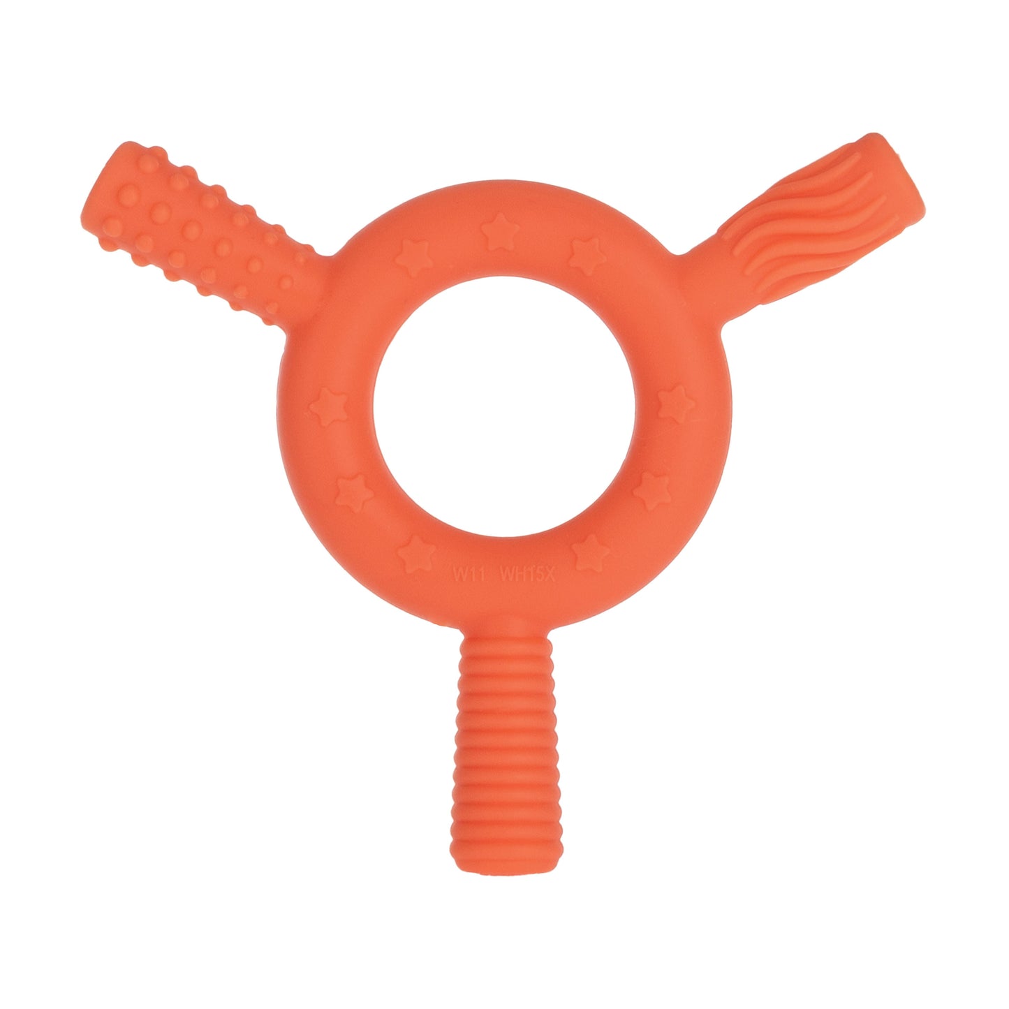 Sensory Silicone Baby Tube Teethers, 2 Pack