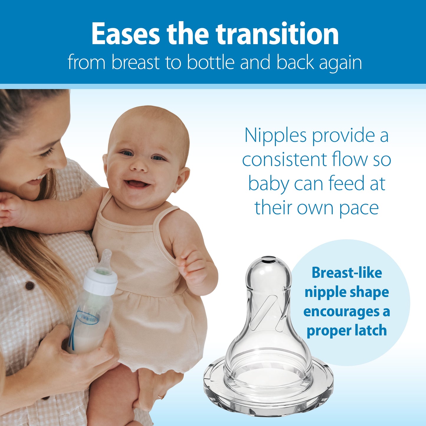(2 Pack) Dr. Brown’S Natural Flow Anti-Colic Options+ Narrow Baby Bottle, Pink, 8Oz, Slow Flow, 0M+, 1 Pack