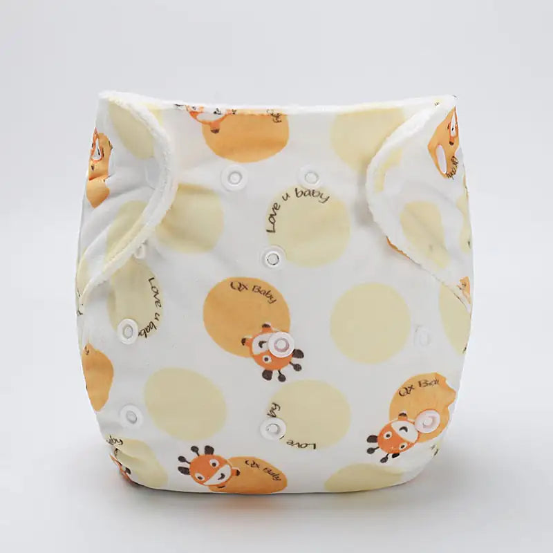 Cartoon Baby Cloth Diaper Pants – Reusable & Adjustable for 0–3 Years