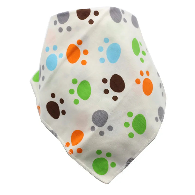 Baby Bibs Triangle Cotton Cartoon Child Baberos Bandana Bibs Babador Dribble Bibs Newborn Slabber Absorbent Cloth
