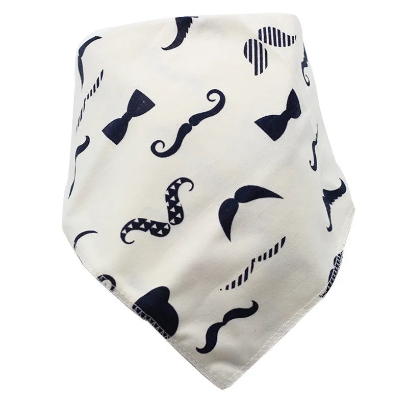 Baby Bibs Triangle Cotton Cartoon Child Baberos Bandana Bibs Babador Dribble Bibs Newborn Slabber Absorbent Cloth