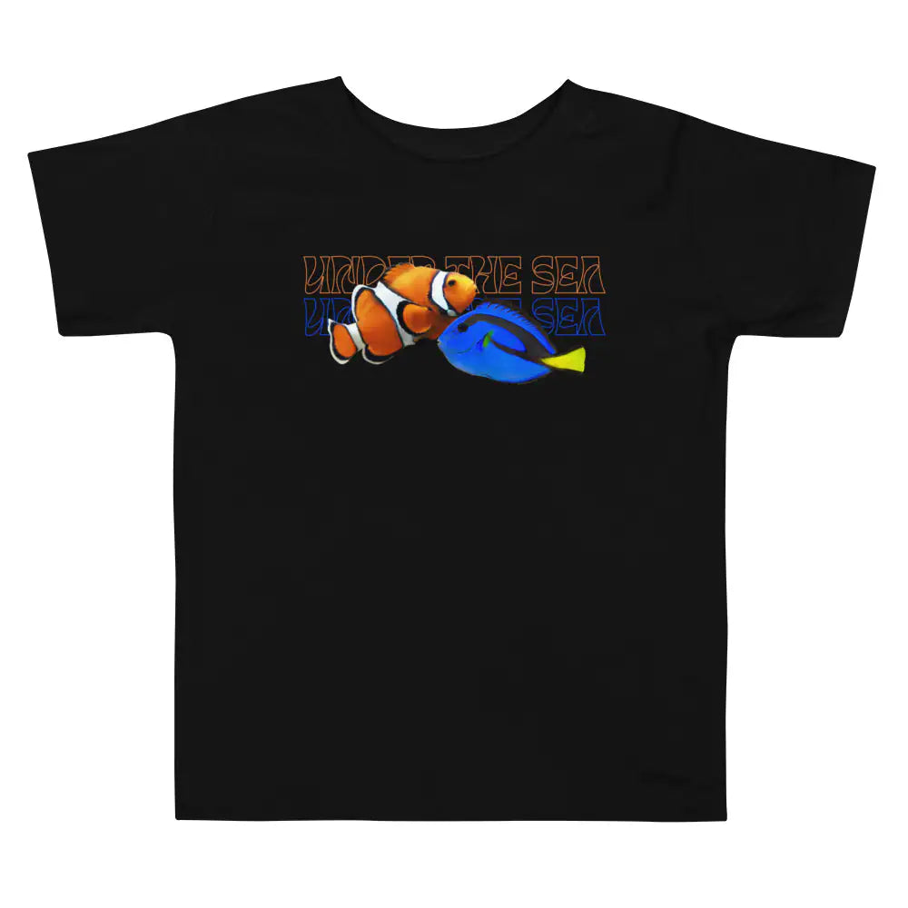 Tropical Reef Toddler Tee – Soft Short Sleeve Cotton Shirt