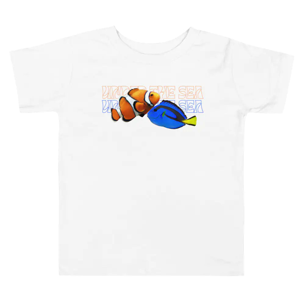 Tropical Reef Toddler Tee – Soft Short Sleeve Cotton Shirt