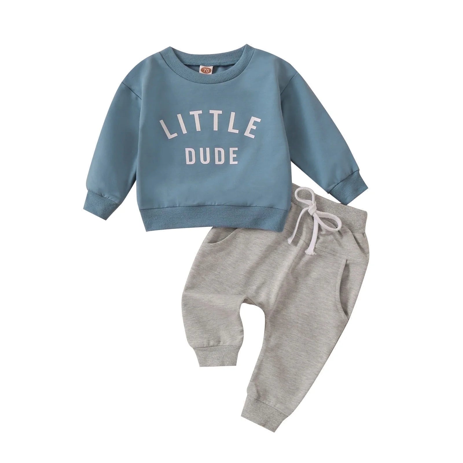 Toddler Kids Baby Boy Fall Outfits 1T 2T 3T Letter Print Long Sleeve Tops Pants Winter Clothes Sets