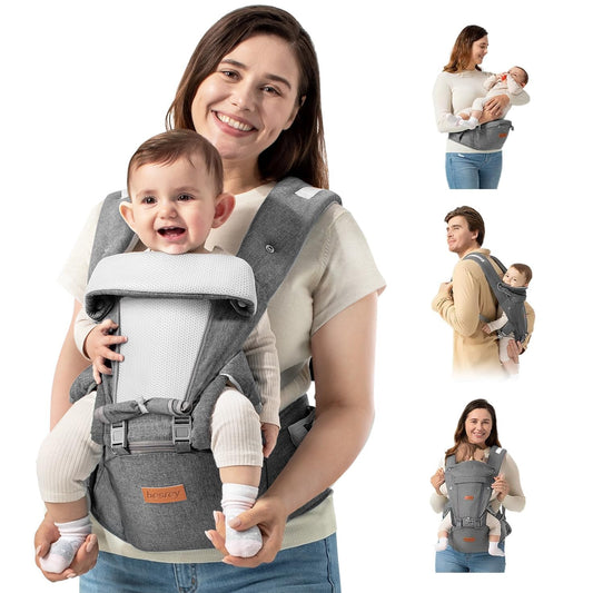 Baby Carrier with Hip Seat - Kangaroo Carrier Baby Body Holder with Waist Strap