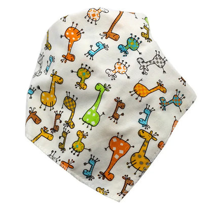 Baby Bibs Triangle Cotton Cartoon Child Baberos Bandana Bibs Babador Dribble Bibs Newborn Slabber Absorbent Cloth