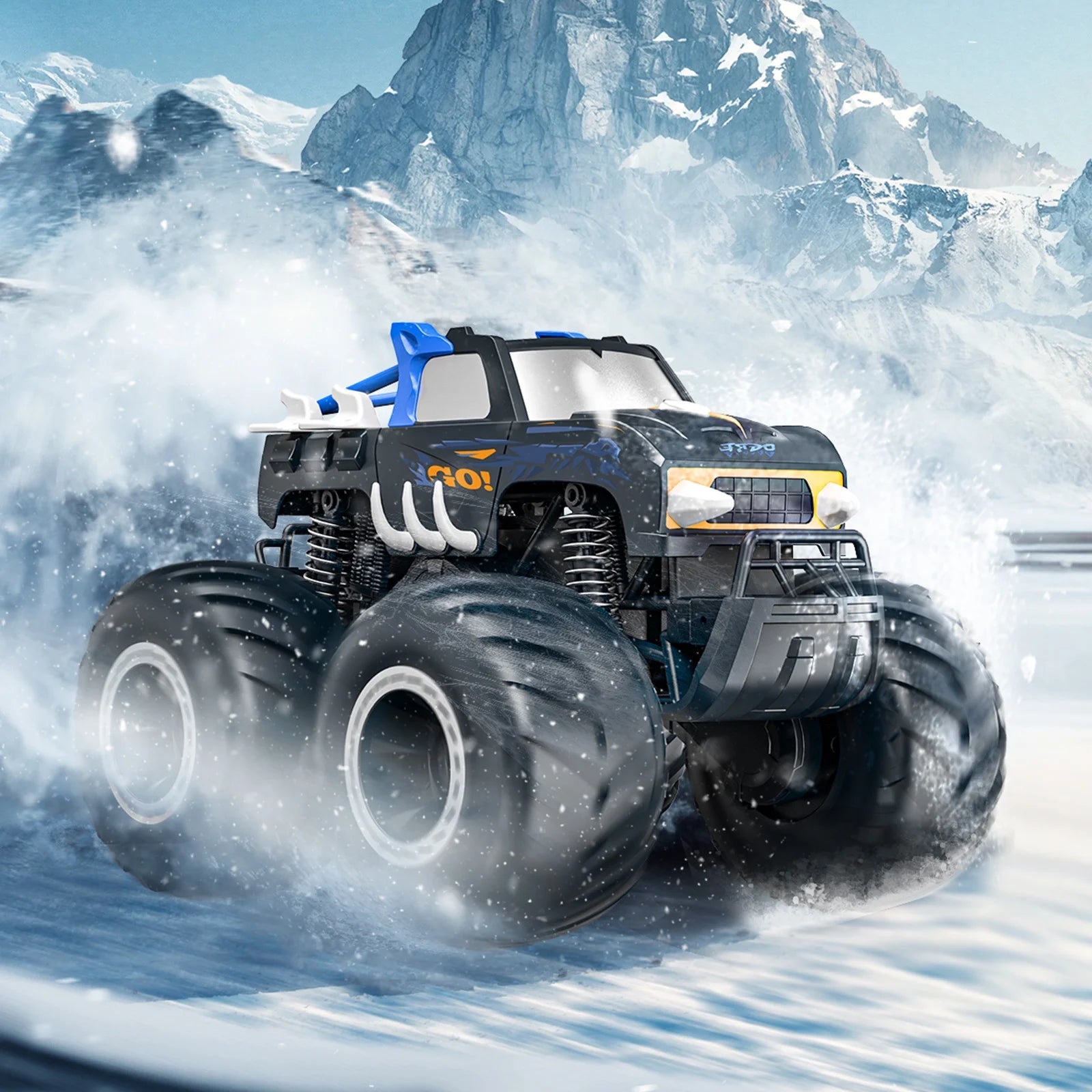1:16 Remote Control Cars , Waterproof 4WD RC Monster Truck Toys Gifts for Kids Adults