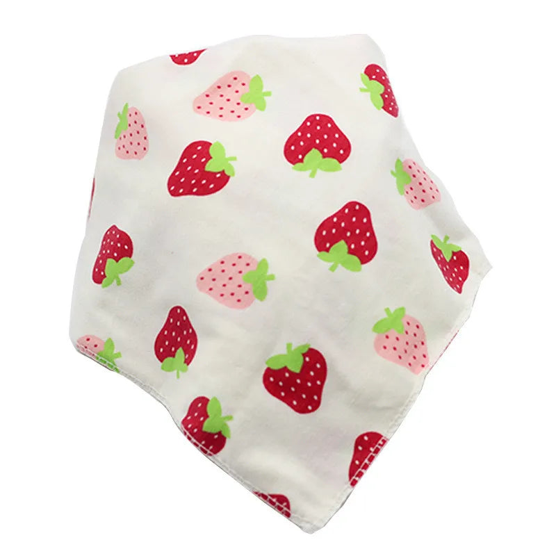Baby Bibs Triangle Cotton Cartoon Child Baberos Bandana Bibs Babador Dribble Bibs Newborn Slabber Absorbent Cloth
