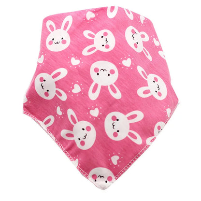 Baby Bibs Triangle Cotton Cartoon Child Baberos Bandana Bibs Babador Dribble Bibs Newborn Slabber Absorbent Cloth