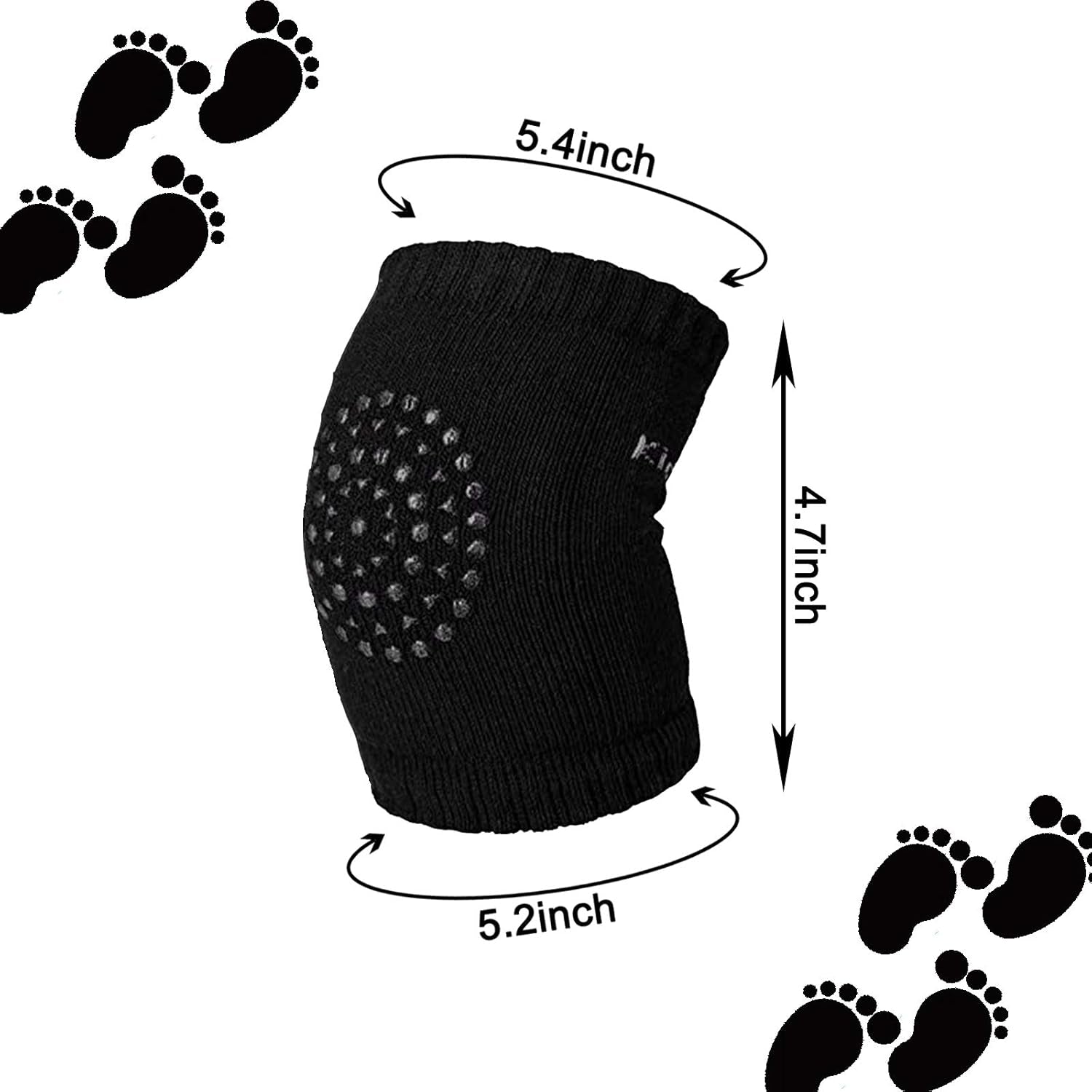 Baby Knee Pads for Crawling - Anti-Slip Knee Pads for Inflant,Elbow Leg Warmers - 1 Pairs