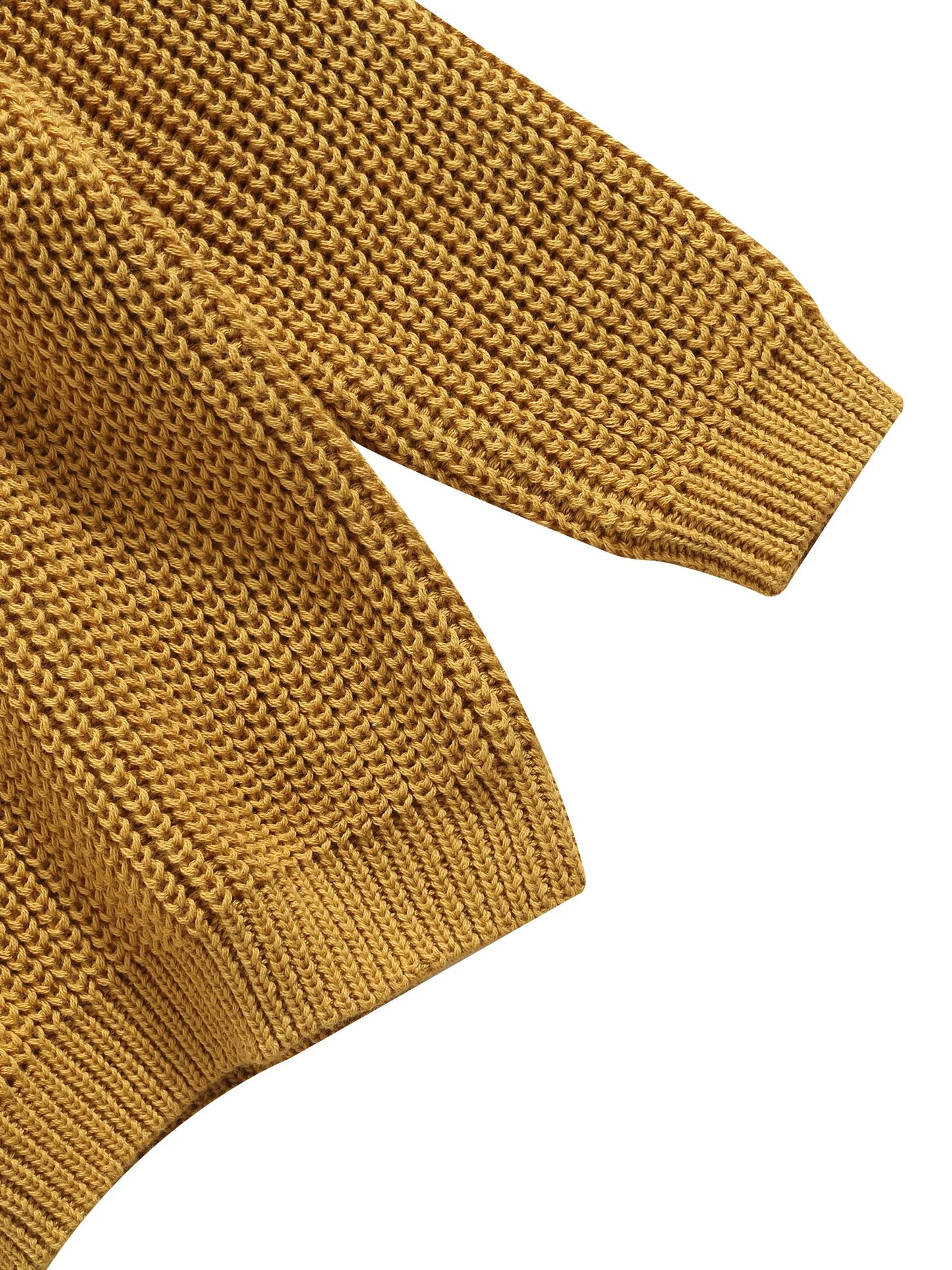 Infant Baby Boy Girl Oversized Knit Sweater Chunky Long Sleeve Pullover Shirt Warm Fall Winter Blouse Top