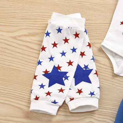 1St 4Th of July Baby Girls 3Pcs Outfits Set Stars Print Independence Day Romper Bodysuit Tutu Dress Headwear Shoes (0-3 Months, My First 4Th of July-4Pcs Tutu Set)