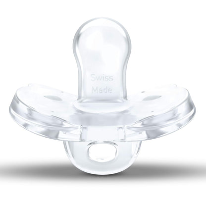 Baby Pacifier | 6-18 Months | Includes Sterilizing Case | 2-Pack | Soft Silicone | Bpa-Free | Supports Natural Suckling | Blue