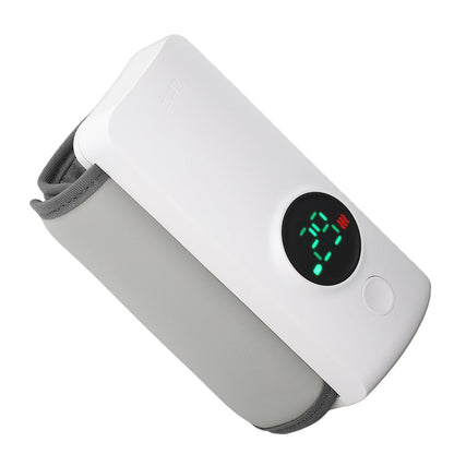 Portable Bottle Warmer Fast Heating Accurate Temperature Control Milk Bottle Warmer Cover Multifunctional ABS Leather for Home