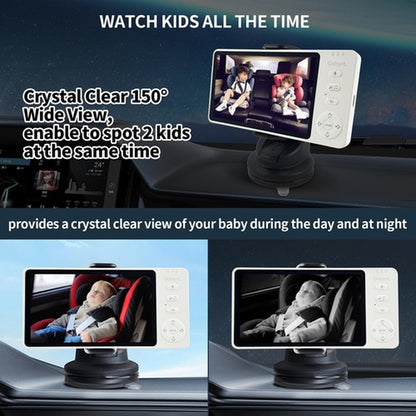 Baby Car Camera Backseat Wireless Baby Monitor with Camera (Max. Range 1000FT...
