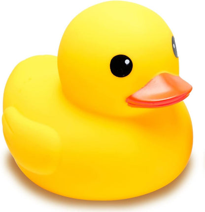 Yellow Rubber Ducks, Preschool Large Bath Toys Bathtub Floating Squeaky Duckies Gift for Baby Shower Infants Kids Toddler Party Decoration, 7.2 Inches (Large)