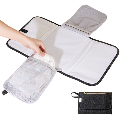 Diaper Bag Backpack, Large Baby Nappy Bags with Portable Changing Pad for Moms Dads