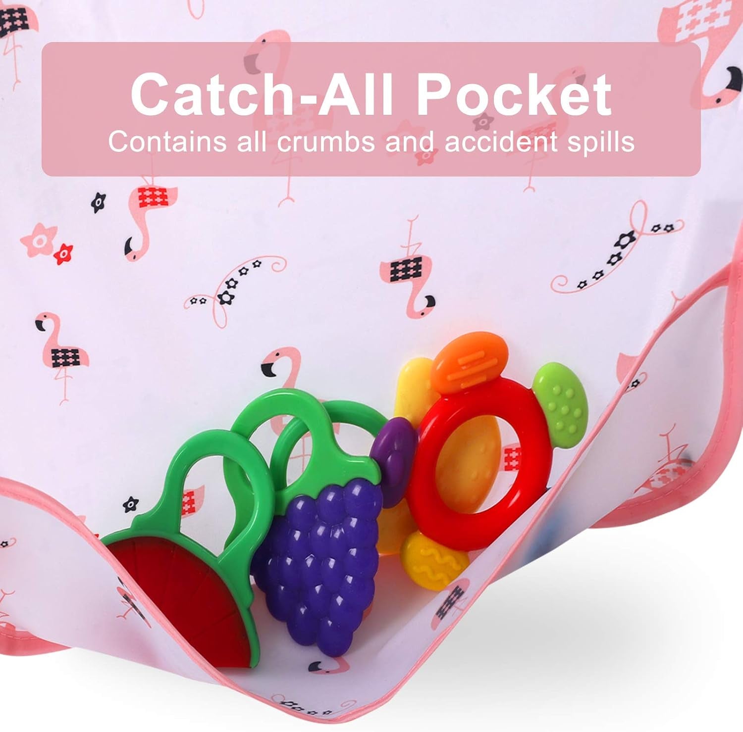 Long Sleeve Baby Bibs, Waterproof Sleeved Bib, Toddler Soft Bib for 6-36 Months