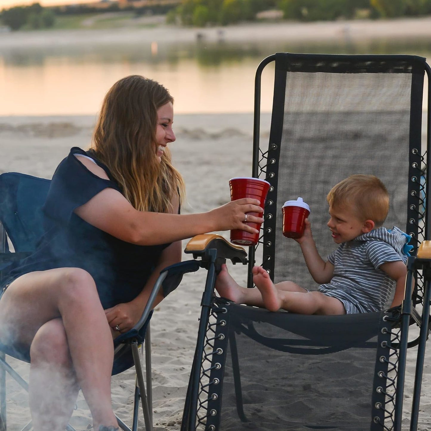 Red Cup Living Toddler Sippy Cups, 8 Oz Red Baby Sippy Cups | Transition Sippy C