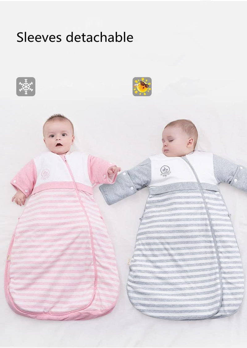 Baby Sleeping Bag Sleeves Detachable Kids Wearable Blanket Toddlers
