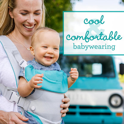 Flip 4-In-1 Light & Airy Convertible Baby Carrier, Adjustable, Ergonomic Babywearing, Registry Essential, Baby Carrier for Newborn to Toddler