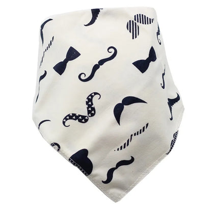 Baby Bibs Triangle Cotton Cartoon Child Baberos Bandana Bibs Babador Dribble Bibs Newborn Slabber Absorbent Cloth