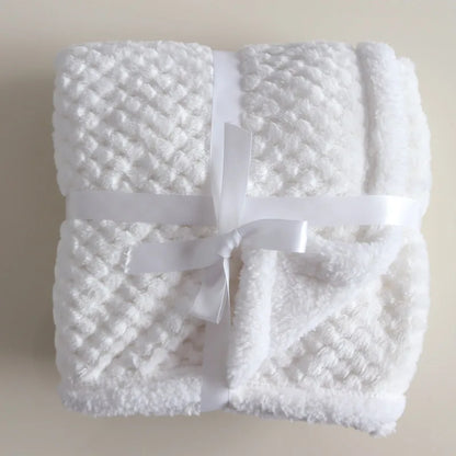 Baby Blankets New Thicken Double Layer Cartoon Fleece Infant Swaddle Bebe Envelope Stroller Wrap Newborn Baby Bedding Blanket