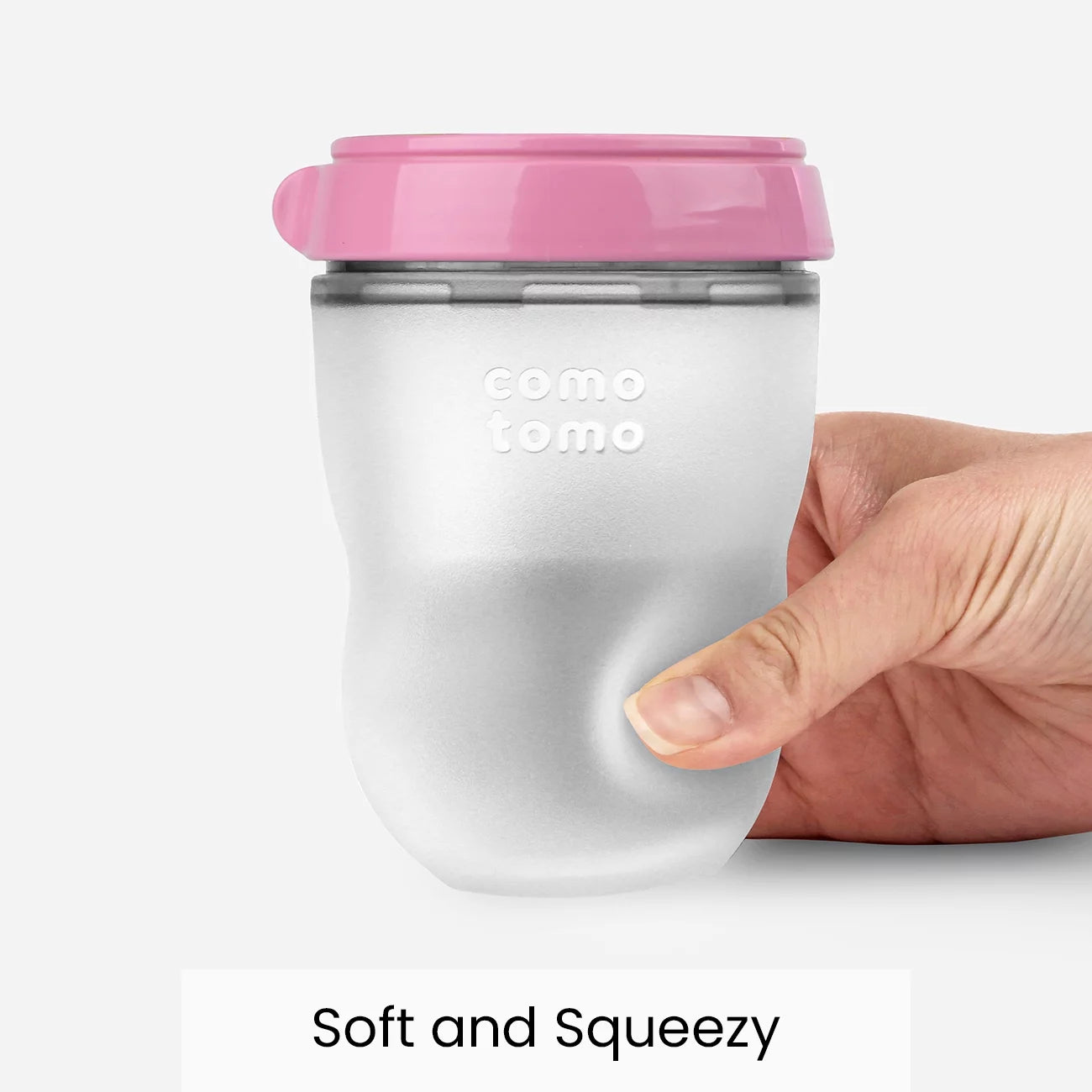Baby Bottle, Pink, 8 Oz