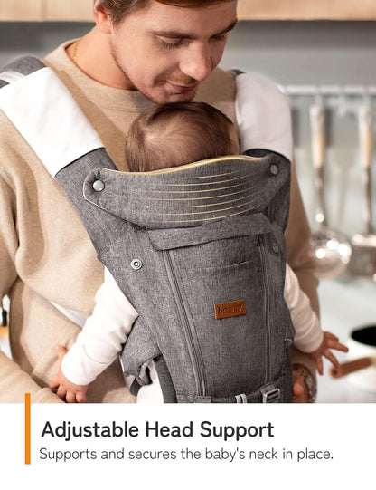 Baby Carrier with Hip Seat - Kangaroo Carrier Baby Body Holder with Waist Strap